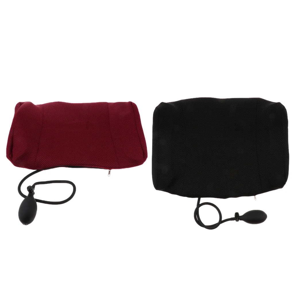 

2pcs Travel Inflatable Sleep Lumbar Pillow Waist Support Cushion