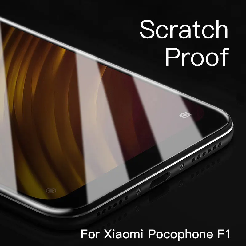 Защита экрана для Xiaomi Pocophone F1 закаленное стекло Poco F 1 Pocofone защитный чехол