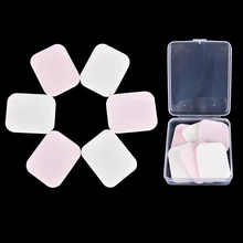 3 пары косметических спонжей для женщин и девушек, губка для макияжа лица, Мягкая косметическая основа для макияжа, контурные лицевые губки, пудра