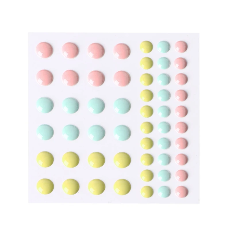 

1Pc Enamel Dots Resin Self-adhesive Sticker for Scrapbooking DIY Crafts Sticky