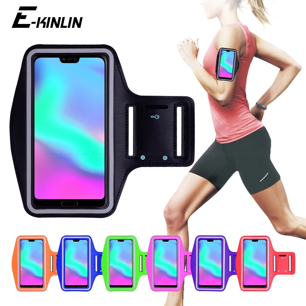 

Running Gym Cycling Sport Phone Cover For HuaWei View Honor 10i 20i 20 10 9 9N 20S 8 Lite Pro P Smart Z Plus 2019 Arm Band Case