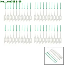 Новые 40 шт. мягкой чистой между межзубная нить щетки для зубов Уход за полостью рта ИНСТРУМЕНТ