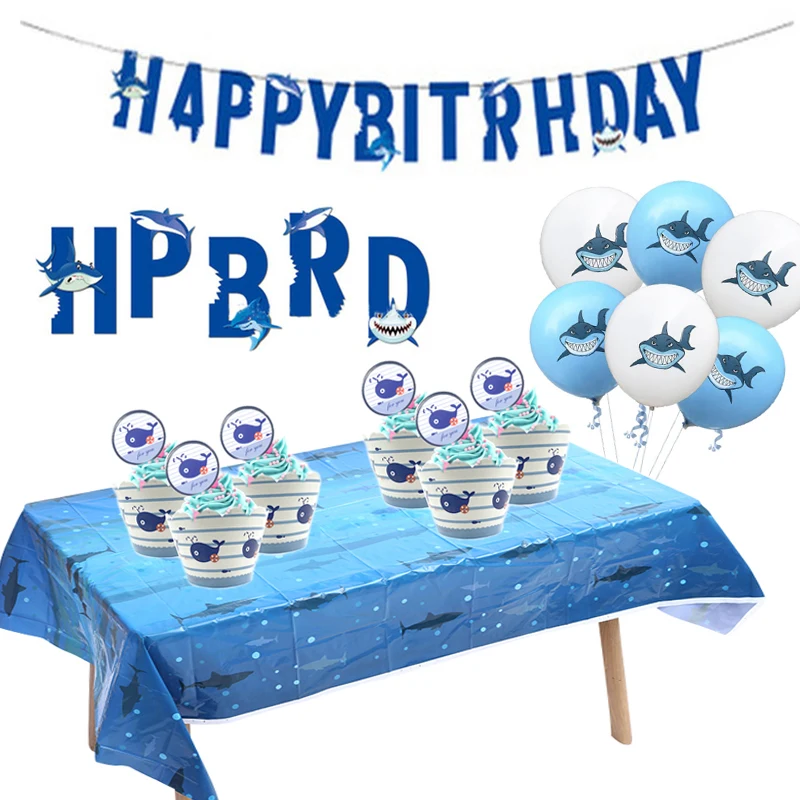 Omilut-50pcs-Baby-Shark-Cake-Topper-Cute-Shark-Birthday-Party-Decor-Shark-Theme-Baby-Shower-Party