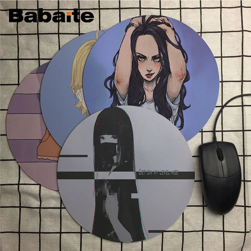 Babaite Cute Anime Girl Mouse Pad Mousepads Computer
