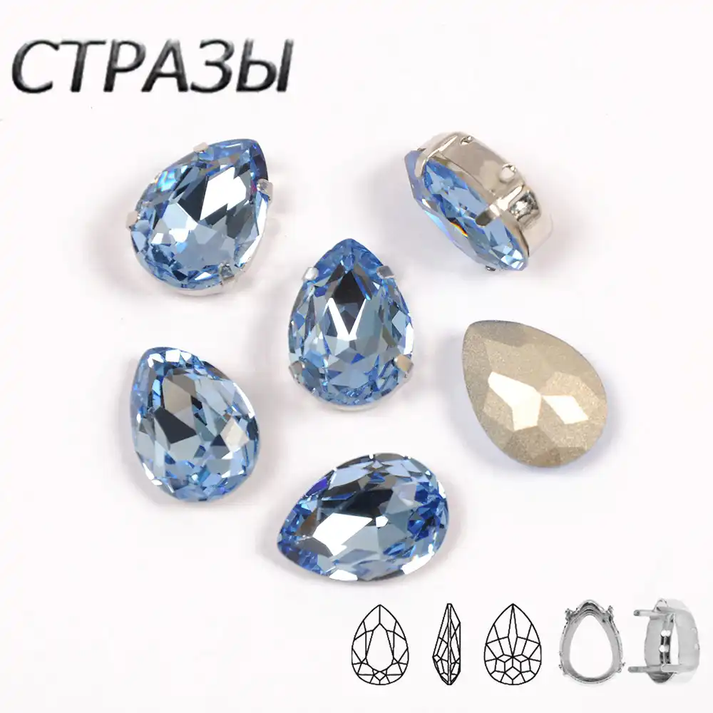 Diamantes de imitación de corazón de vidrio transparente 50PCS Crytsal Piedra #93157