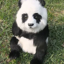 WYZHY новогодние творческие подарки животные из искусственного меха моделирование панда секс друзья дети подарки 31 см* 22 см* 31 см