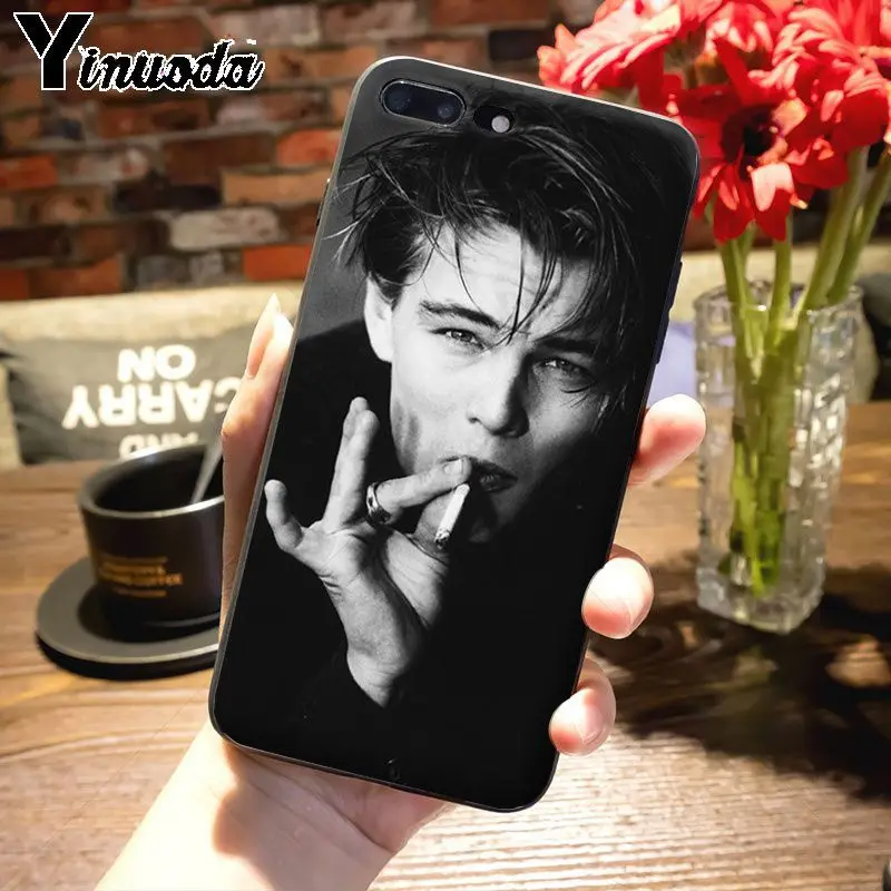 Yinuoda Leonardo DiCaprio young Super Star Топ детальный чехол для телефона для iPhone 7plus 6S 7 8 8Plus X xs max xr 5S 11pro чехол - Цвет: 3