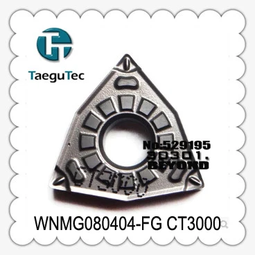 Токарный станок TaeguTec 060404 CT3000 токарный инструмент WNMG твердосплавные вставки с