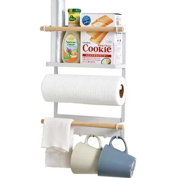 

Metal Magnet Wall Hanging Home Storage and Organization Refrigerator Storage Holder and Rack Spices Box Holder Kitchen Shelves