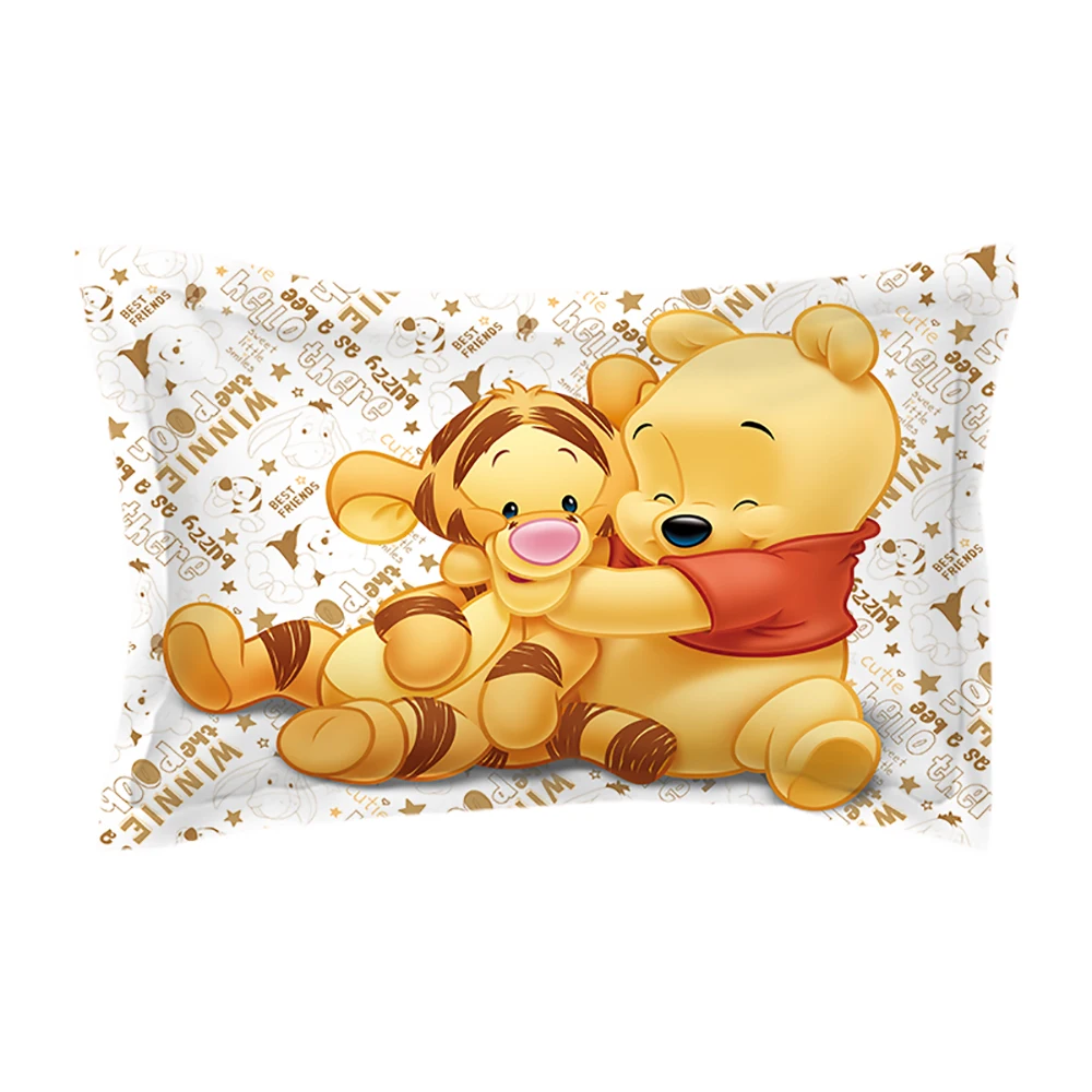 Tigger Winnie the Pooh, Комплект постельного белья, двойной размер, пододеяльник для детей, для спальни, decora, для мальчиков, двойной комплект постельного белья, односпальное, королева, король, покрывало