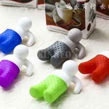 500 шт./лот силиконовый фильтр для заварки чая с героями мультфильмов