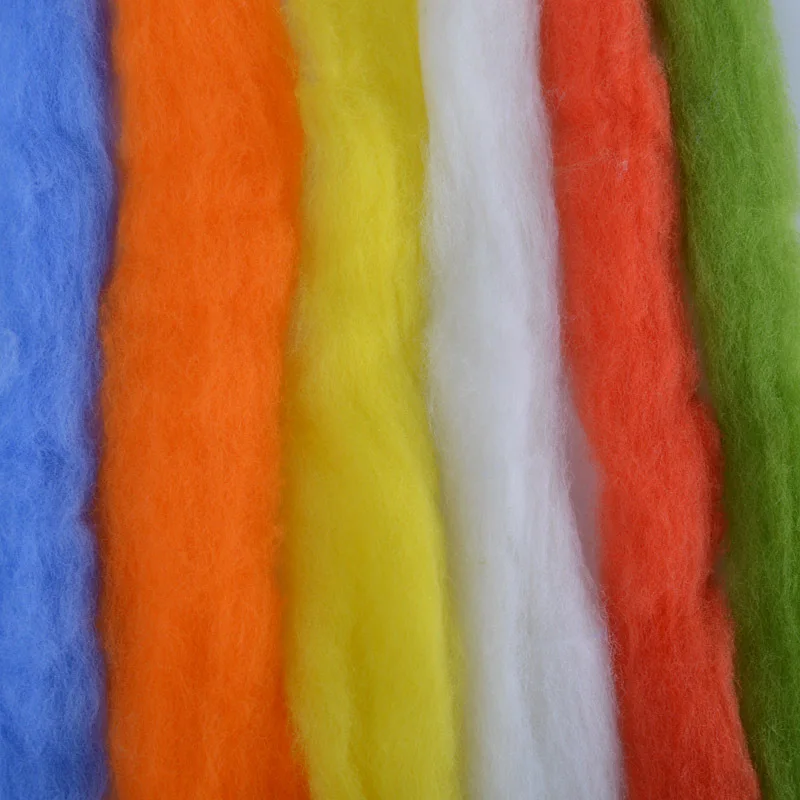 

63 colors Spanish staple wool needle felting roving wool needle felted fast easy to shape 50g/100g/150g/200g/300g for choose