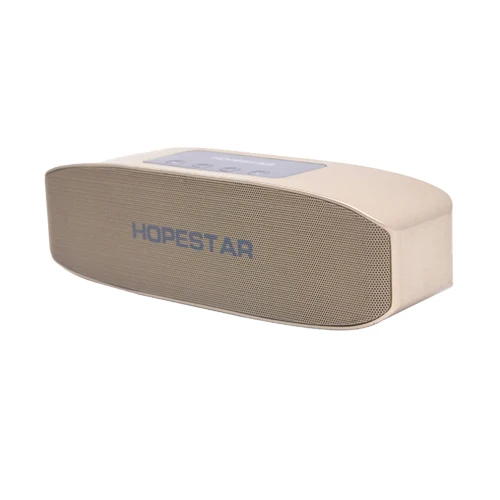 HOPESTAR H11 Bluetooth беспроводной динамик Hifi Саундбар двойной бас стерео Поддержка USB TF AUX FM с зарядным устройством для телефона - Цвет: Золотой