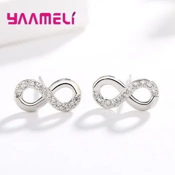 

New Hot Fashion Stud Earrings for Women/Lady/Girls Earrings Set 8 Number Eight Earring Fashion Jewelry Party Jewelry Gifts