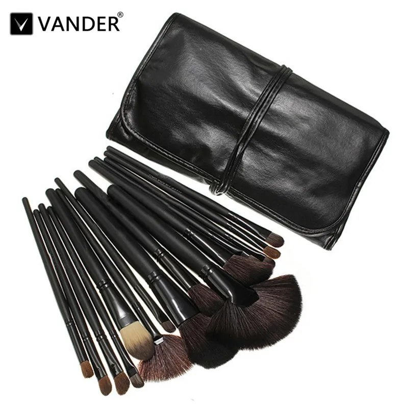 Professional 24pcs Makeup Brushes Set Kit with Case/Bag makeup kwasten