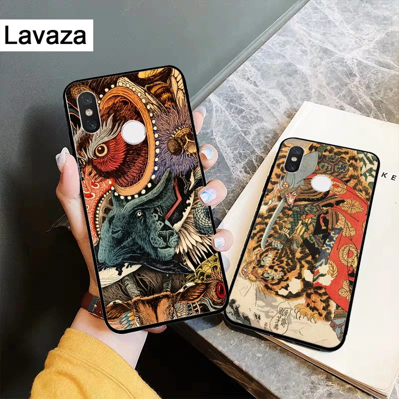 Силиконовый чехол Lavaza в японском стиле для Xiaomi Redmi 4A 4X 5 5A 6 6A 7 7A 8 8A K20 Pro Plus S2