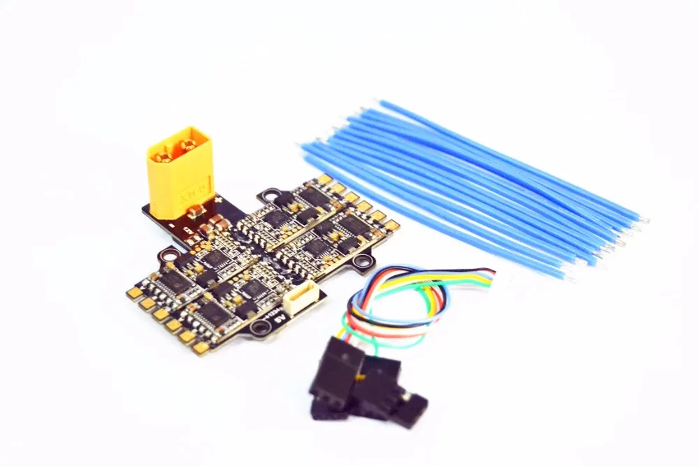 

4 in 1 30A BLHeli ESC 30A 2-4S LiPo Battery BLHeli Firmware DSHOT ESC 4x30A For FPV Race Quadcopter