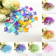 Paillettes 8x12mm Unicorn Shape Loose PVC Sequin Paillette Sewing Wedding Crafts Women DIY Garment Kids Scrapbook Accessory 20g