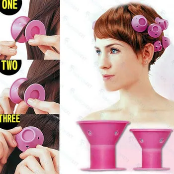 

10pcs/set Silicone Hair Curler unique fashionable Magic Hair Reel Professional Curlers Rollers No Heat No Clip No Hot