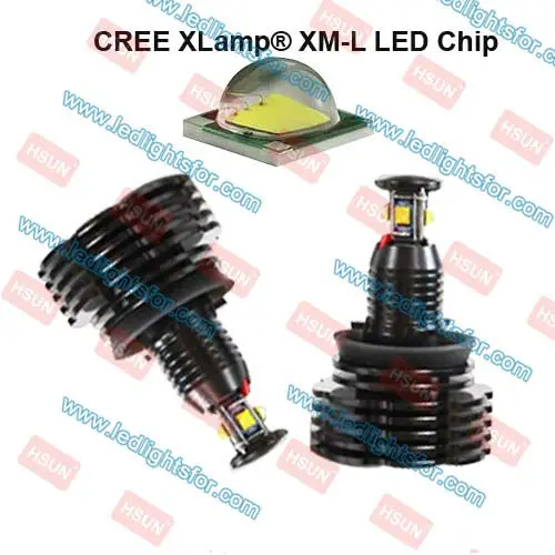 H8 80 Вт cree-xml из светодиодов угол глаза для E87 E82 E92 E70 e71 маркер автомобильная фара |