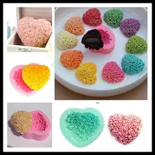 1 шт. силиконовые формы для выпечки в форме сердца любовь ко Дню Святого Валентина шоколадная Форма Маффин леденец производители cиликоновая форма