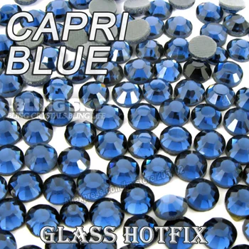 

Capri Blue BIG PACKAGE Hot Fix Rhinestones SS6 SS10 SS16 SS20 SS30 DMC Flat Back Crystals Glitters stone strass for DIY garment