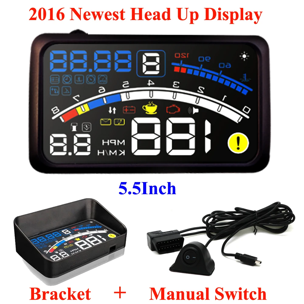 Prix pour ASH-4E Date 5.5 Pouces Voiture OBD2 II EUOBD Voiture HUD Head Up Display Avec Support De Voiture Système de Survitesse Avertissement HUD C Prix pour ASH-4E Date 5.5 Pouces Voiture OBD2 II EUOBD Voiture HUD Head Up Display Avec Support De Voiture Système de Survitesse Avertissement HUD C
