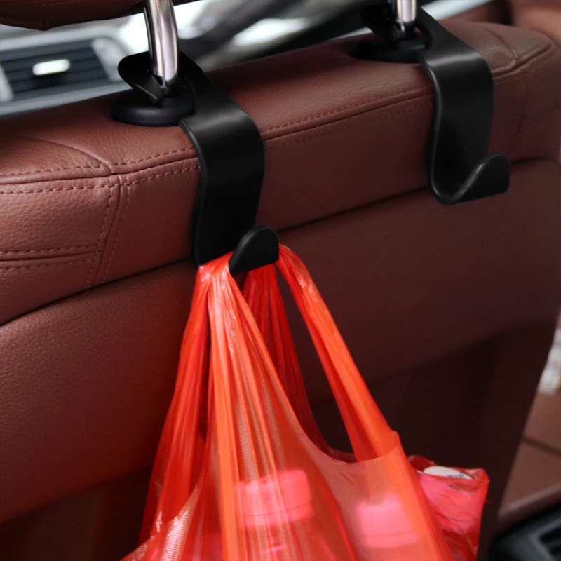 Зажим Автомобильный крючок для автомобильного сиденья авто подголовник крючок держатель для сумок для автомобиля сумка кошелек Ткань Продуктовый пальто хранение Авто застежка