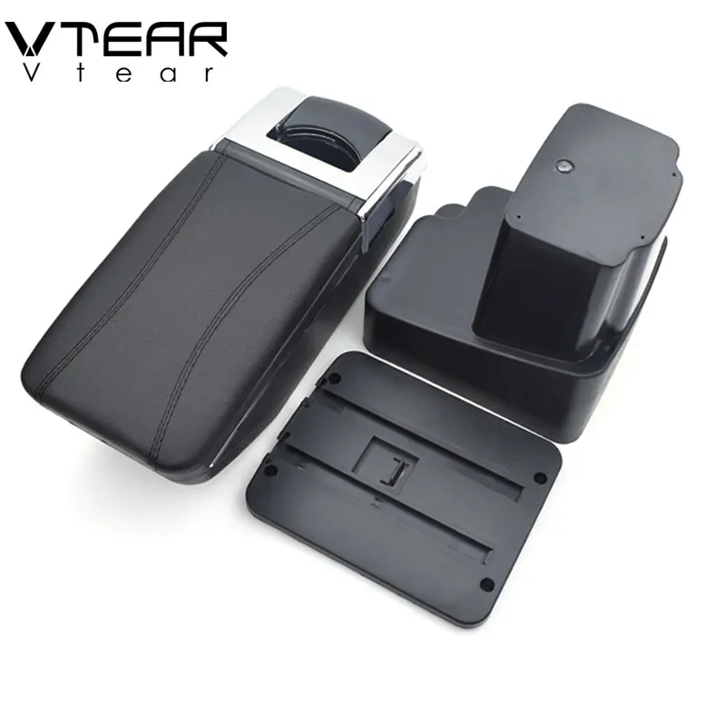 Vtear For Nissan Juke armrest box central Store content box cup holder ashtray interior decoration car-styling accessories 14-17