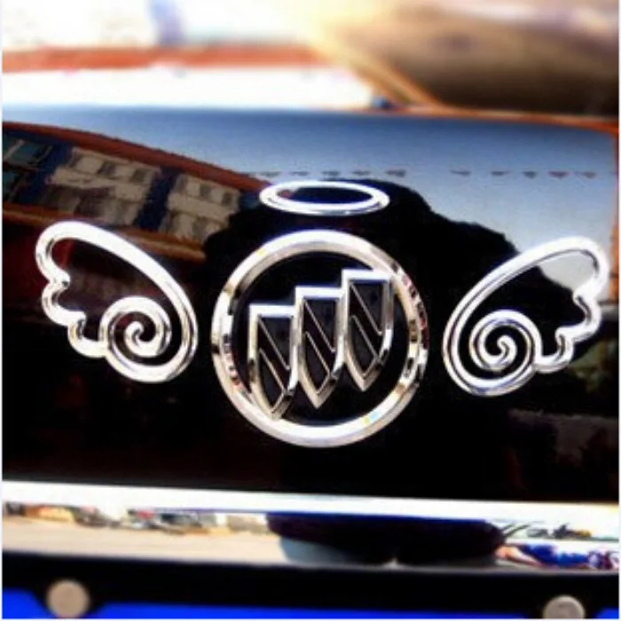 Car Stickers Angel wings 3D Flexible Glue Creative Decals For Tail Auto Tuning Styling D10 | Автомобили и мотоциклы