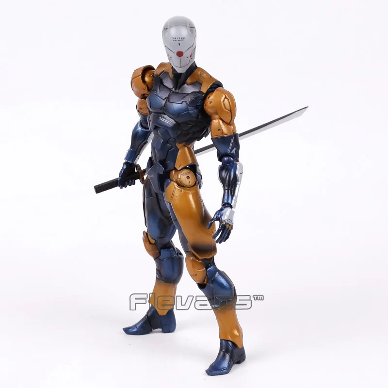 Play Arts Kai Metal gear Solid Revoltech Серая лиса киборг ниндзя ПВХ фигурка Коллекционная модель игрушки