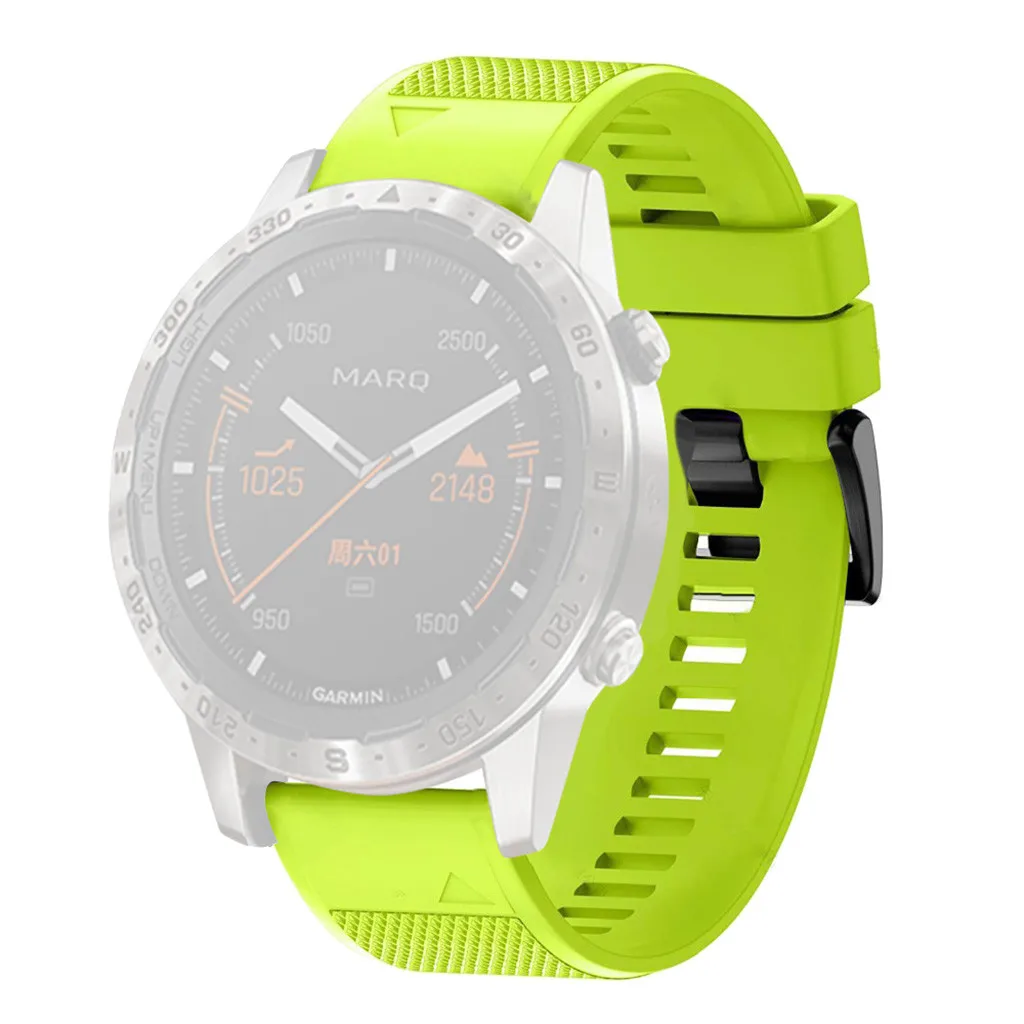 Силиконовый ремешок для наручных часов, мягкий ремешок для быстрой установки, сменный ремешок для Garmin MARQ 5, стильные Смарт-часы, роскошный спортивный браслет 19May3