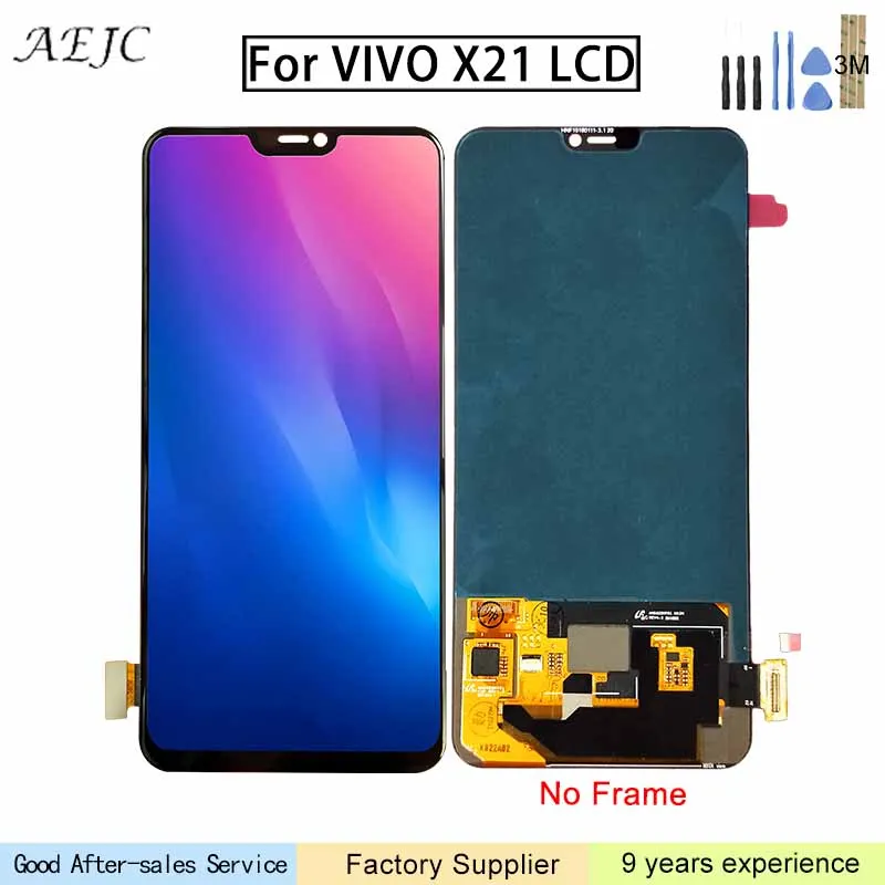 

6.3 Inch For Vivo X21 LCD Display and Touch Screen Assembly Repair Replacement Part for Vivo X21 Screen Tested One By One