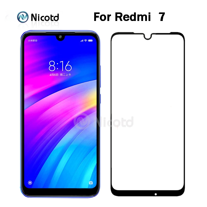 Nicotd Tempered Glass For Xiaomi Redmi 7 6 Pro 4X 4A 5A 5 Plus Screen Protector For Redmi Note 7 6A GO 5A 5 Pro Full Cover Film (13)