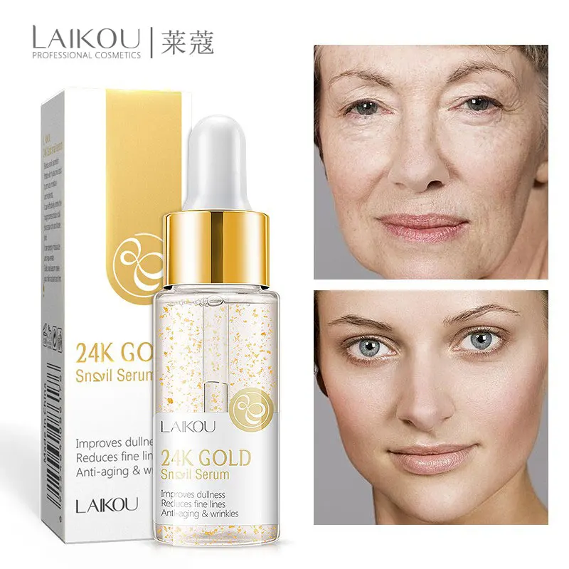 LAIKOU основа для макияжа увлажняющая эссенция 24k Gold Elixir контроль масла Профессиональная Матовая сыворотка серия брендовая основа праймер 1 шт - Цвет: 24 gold