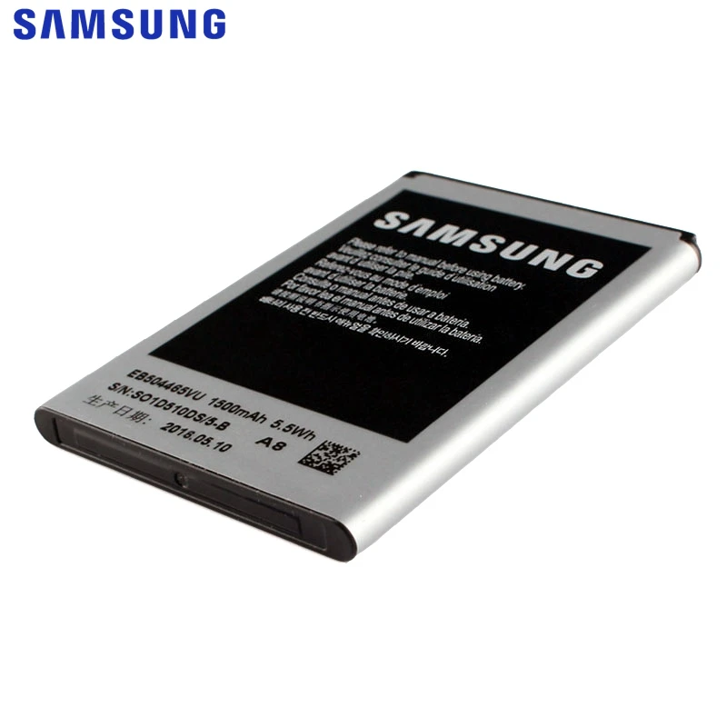 

Samsung Original EB504465VU For Samsung B7330 I8700 B7620 I8910 I5800 B7300 S8500 Genuine Replacement Phone Battery1500mAh