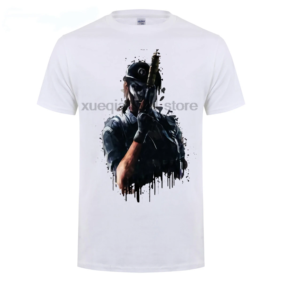 

GAME CAVEIRA RAINBOW SIX SIEGE T SHIRTS GRAPHIC COTTON BOY SOFT COMFORTABLE T-SHIRTS
