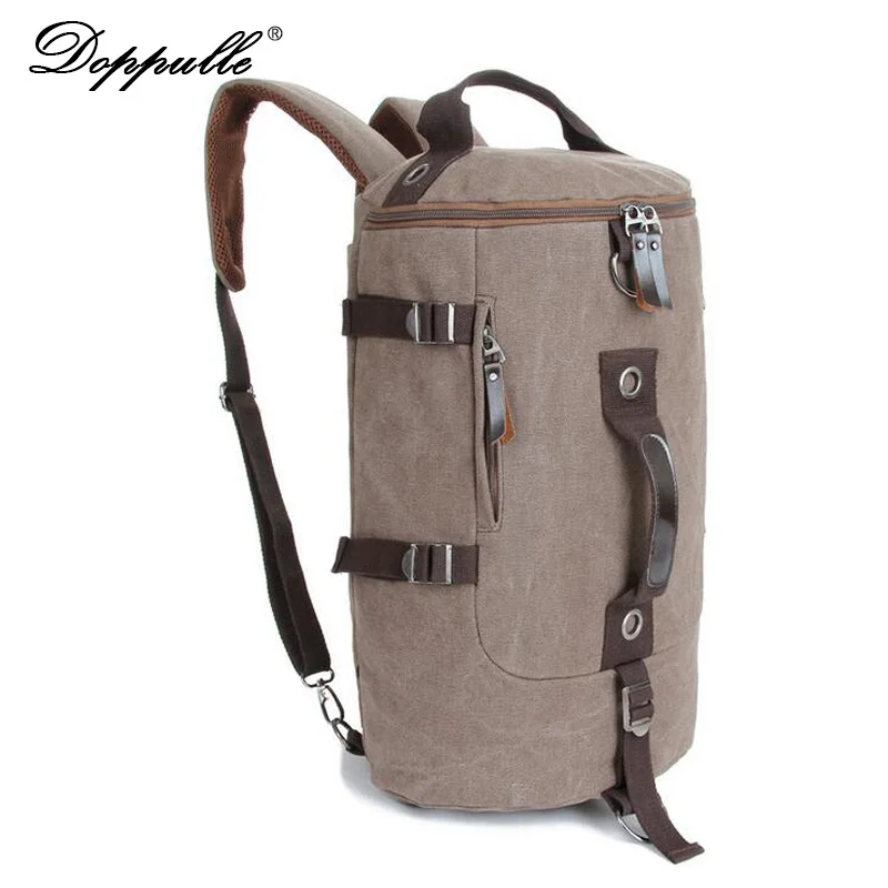 DOPPULLE 2017 New High Capacity Travel Bag New Arrival Cylinder package Multifunction Rusksack Male Fashion Backpack