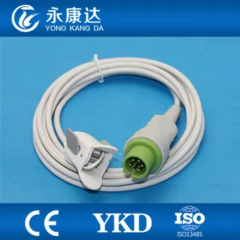 

2pcs/pack Biolight 6pin 3m Pediatric Finger Clip SpO2 Sensor/ Probe 507C with CE&ISO13485 Manufacturer