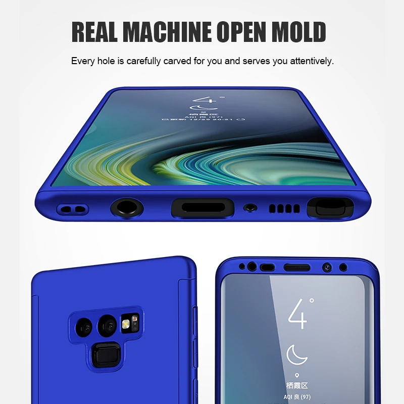 Luxury Shockproof Full Cover Cases For Samsung Galaxy S7 Edge S9 S8 S10 Plus S10E Case Hard Phone Casing for Galaxy Note 9 8
