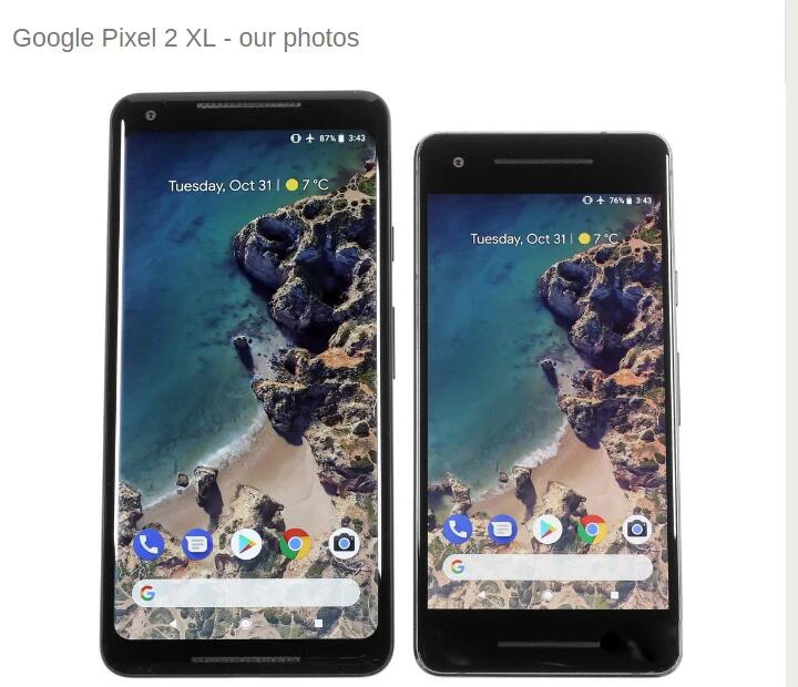 Original Unlocked US version Google Pixel 2XL 4G LTE 6.0inch Android cellphone Octa Core 4GB RAM 64GB/128GB ROM Single sim Phone
