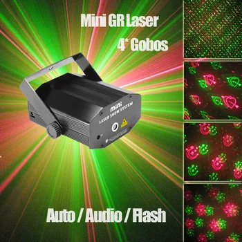 

Mini Portable Sound Active Multiple Xmas Patterns Green Red RG Laser Stage lighting Projector DJ Show Wedding Dance Bar Light-C