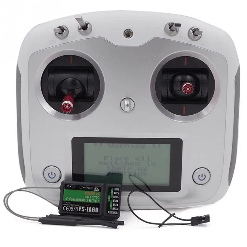 

For Flysky I6 Upgraded Version 2.4G AFHDS FS-I6S 10CH 2A RC Transmitter and FS-iA6B