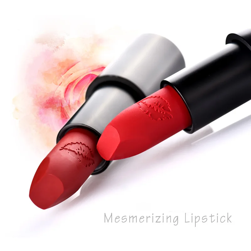 Водонепроницаемый бархат Красота помады увлажняющий Lip Stick Косметика сексуальные красные губы Цвет пигменты матовая помада Марка 12 Цвет s