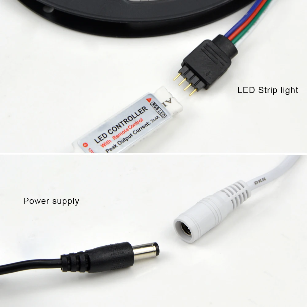 1 комплект 5 м или 10 2835 3528 SMD RGB Светодиодные ленты свет строка Декор лампы + DC 12 В 3A