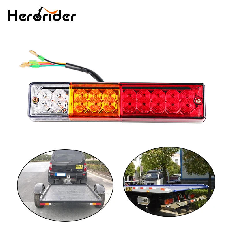 12v 24v Waterproof 20led Atv Trailer Truck Led Tail Light