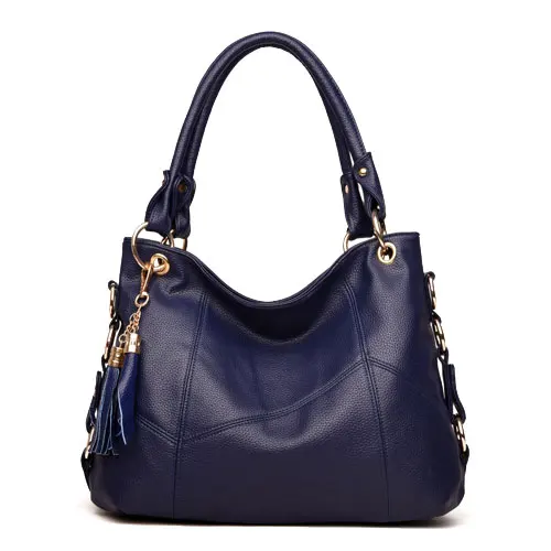 Топ Повседневная сумка Bolsas Feminina Bolsos Mujer женская новая дизайнерская сумка ретро тоут через плечо топ-ручка Bolsa Feminina 518 - Цвет: Синий