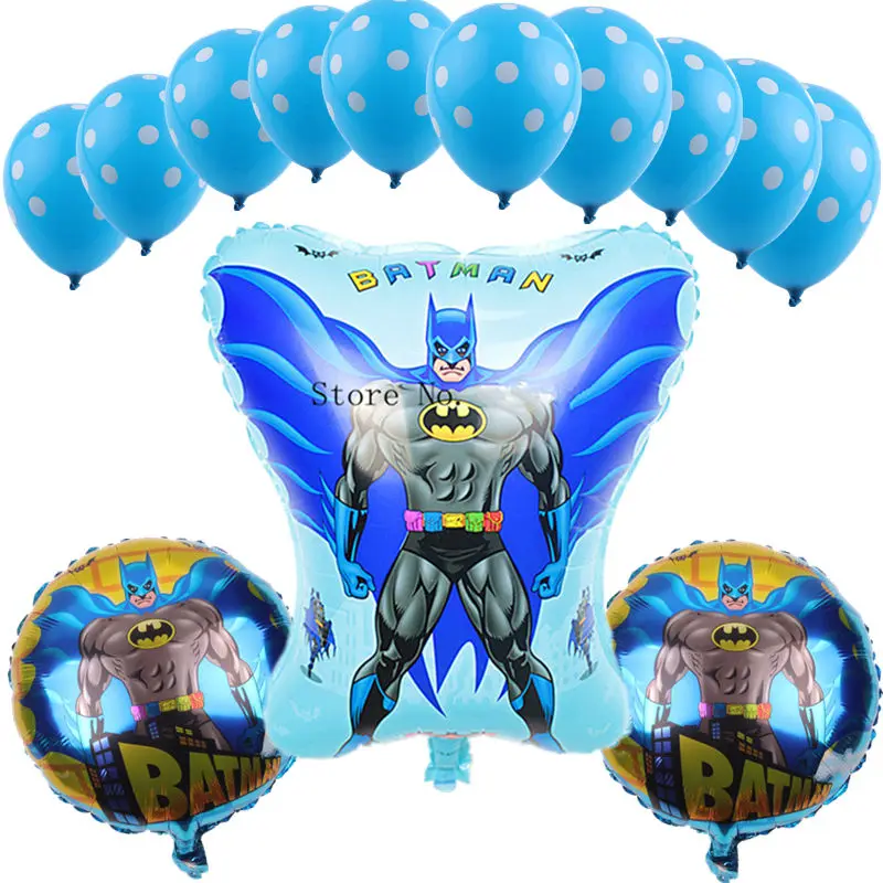 

TSZWJ X-088 The new Batman series of aluminum balloon set children's holiday party layout decoration toys wholesal high quality