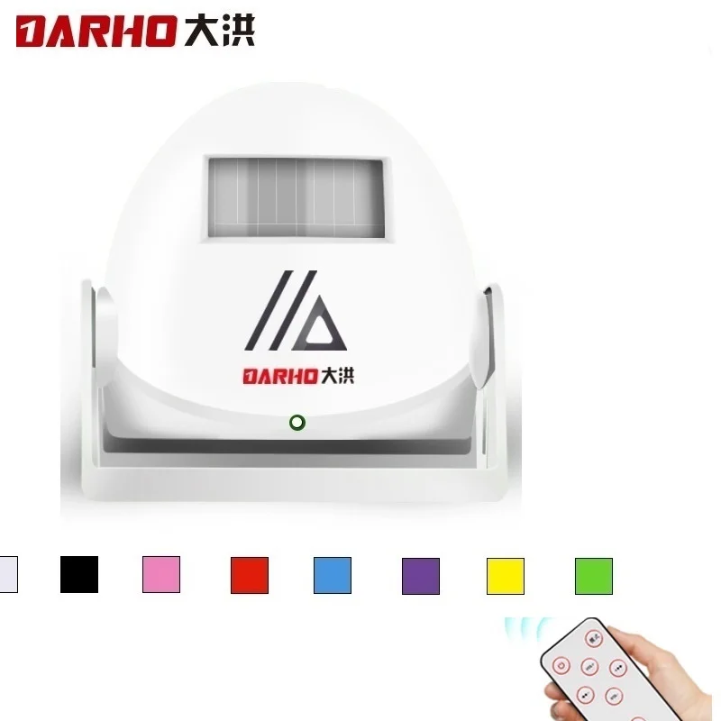 Us 9 48 5 Off Darho Remote Wireless Pir Motion Sensor Detector Door Bell Home Store Shop Gate Entry Welcome Chime Doorbell Burglar Alarm In Sensor