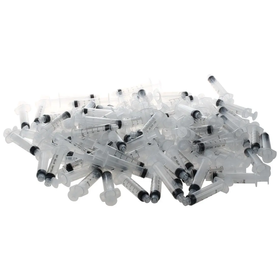 

100 x 5ml 5.0cc Luer-Lock PP Sterile Syringe for Accurate Measuring